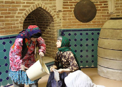 موزه مردم شناسی حمام قجر قزوین